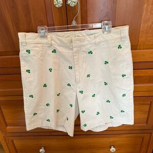 Orvis Shamrock Embroidered Khaki Shorts